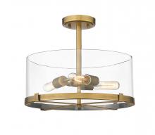  3032SF-RB - 3 Light Semi Flush Mount