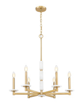  3045-6MGLD - 6 Light Chandelier