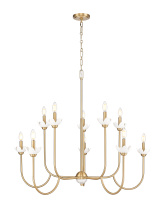  352-10MGLD - 10 Light Chandelier