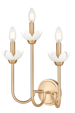  352-3S-MGLD - 3 Light Wall Sconce