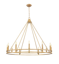  4005-12SBR - 12 Light Chandelier