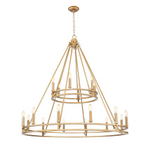  4005-18SBR - 18 Light Chandelier