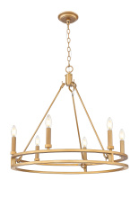  4005-6SBR - 6 Light Chandelier