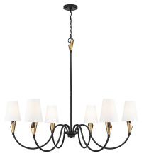  4014-46MB-MGLD - 6 Light Chandelier