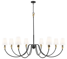  4014-65MB-MGLD - 8 Light Chandelier