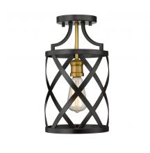  481F1-MB-OBR - 1 Light Flush Mount