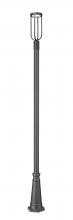  5005PHM-519P-BK-LED - 1 Light Outdoor Post Mounted Fixture
