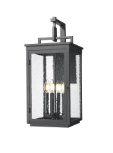  5019B-BK - 4 Light Outdoor Wall Light