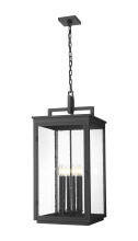  5019CHXXL-BK - 6 Light Outdoor Chain Mount Ceiling Fixture