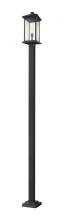  531PHBXLS-536P-BK - 1 Light Outdoor Post Mounted Fixture