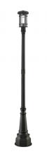 570PHM-564P-ORB - 1 Light Outdoor Post Mounted Fixture