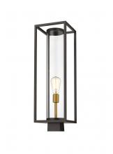  584PHBS-DBZ-OBS - 1 Light Outdoor Post Mount Fixture