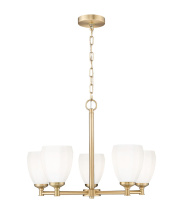  7004-5MGLD - 5 Light Chandelier