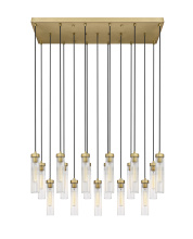  740P-17L-RB - 17 Light Linear Chandelier