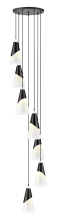  828P7-7R-MB - 7 Light Chandelier