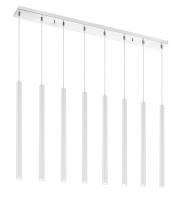 917MP24-WH-LED-8LCH - 8 Light Linear Chandelier