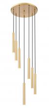  919MP12-7R-MGLD-LED - 7 Light Chandelier