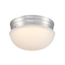  6137000 - 7 in. 10W LED Flush with Color Temperature Selection Brushed Nickel Finish Frosted Glass Shade