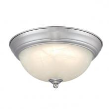  6137100 - 11 in. 14W LED Flush with Color Temperature Selection Brushed Nickel Finish