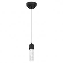  6372300 - LED Mini Pendant Matte Black Finish Bubble Glass