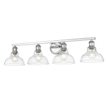  0305-BA4 CH-CLR - Yep by Golden Lighting Carver 4-light Vanity in Chrome
