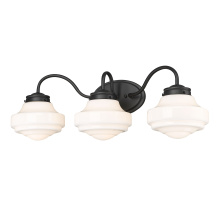  0508-BA3 BLK-VMG - Golden Lighting Ingalls 3-light Vanity in Matte Black