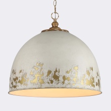  0809-5P VG-AI - Golden Lighting Alison 5-light Pendant in Vintage Gold and Antique Ivory shade