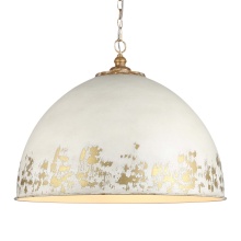  0809-8P VG-AI - Golden Lighting Alison 8-light Pendant in Vintage Gold and Antique Ivory shade