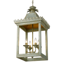  0838-4P VS - Golden Lighting Finley 4-light Pendant in Vintage Sage