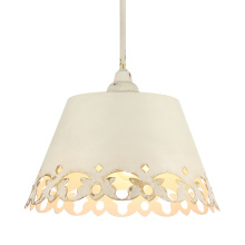  0883-3P AI - Wry Lighting Eloise 3-light Pendant in Antique Ivory