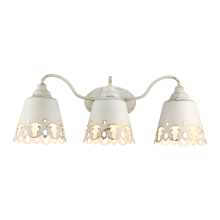  0883-BA3 AI - Wry Lighting Eloise 3-light Vanity in Antique Ivory