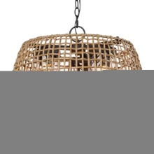  1067-O3P NB-MAW - Golden Lighting Piper 3-light Outdoor Pendant in Natural Black