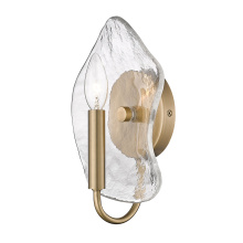  1140-1W MBS-HWG - Golden Lighting Samara 1-light Wall Sconce in Modern Brass