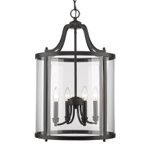  1157-4P BLK - Golden Lighting Payton 4-light Pendant in Matte Black
