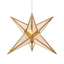  1555-18 RG - Ziva by Golden Lighting Spectrum Integrated LED 18in Pendant in Rose Gold