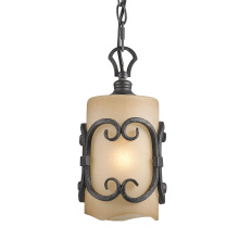  1821-M1L BI - Wry Lighting Madera 1-light Pendant in Black Iron