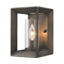  2073-1W GMT - Golden Lighting Smyth 1-light Wall Sconce in Gunmetal Bronze