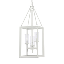  2073-3P NWT-CLR - Golden Lighting Smyth 3-light Pendant in Natural White