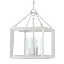  2073-M3 NWT-CLR - Golden Lighting Smyth 3-light Chandelier in Natural White