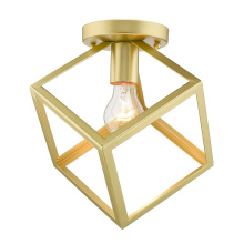  2086-FM OG - Golden Lighting Cassio 1-light Flush Mount in Olympic Gold