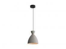  2173-10 GCT - Aethera 10" LED Pendant in Grey Cement