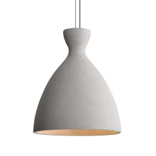  2173-14 GCT - Golden Lighting Aethera 14in Integrated LED Pendant in Grey Cement