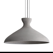  2173-22 GCT - Golden Lighting Aethera 22in Integrated LED Pendant in Grey Cement