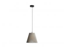  2419-14 GCT - Clarus 14" LED Pendant in Grey Cement