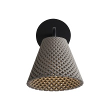 2419-OWL GCT - Golden Lighting Clarus Integrated LED Wall Sconce in Grey Cement