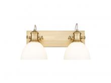  3118-BA2 BCB-OP - Hines 2-Light Vanity Light in Brushed Champagne Bronze with Opal Glass
