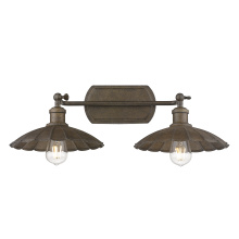  3124-BA2 DR - Wry Lighting Clemence 2-light Vanity in Dark Rust