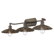  3124-BA3 DR - Wry Lighting Clemence 3-light Vanity in Dark Rust