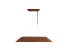  3133-LP43 CO-BK - Faroe 43" LED Linear Pendant in Coffee/Black
