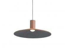  3133-P20 CO-BK - Faroe 20" LED Pendant in Coffee/Black